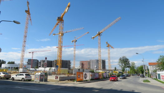 Stadterweiterungsgebiet in Atzgersdorf ohne Radanschluss