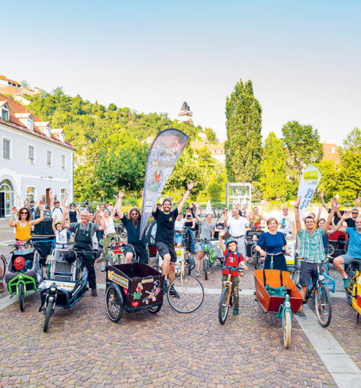 Warnweste Sicher Vorbei - Abstand zu Radfahrern