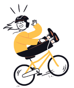 Illu Radfahren lernen