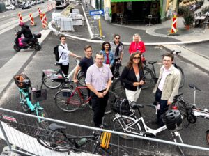 Gruppenfoto auf Alserbachstraße