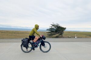 Radfahren gegen den Wind